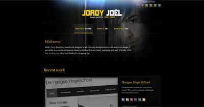 Jordy Joël Website Screenshot