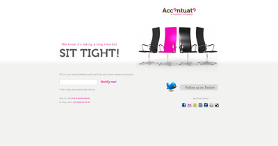 Accentuate Website Screenshot