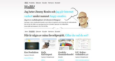 Angry creative Website Screenshot