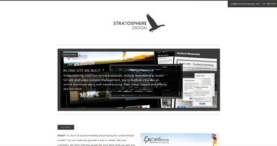 Stratosphere Design Website Screenshot