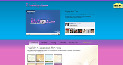 Weddingkami Website Screenshot