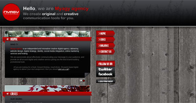 Myagy Agency Website Screenshot