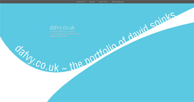 David Spinks Website Screenshot