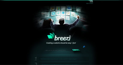 Breezi Website Screenshot
