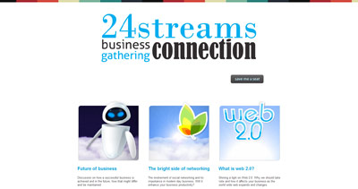 24streams Website Screenshot