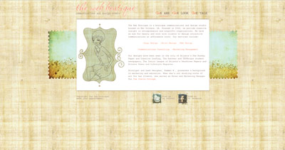 The Web Boutique Website Screenshot