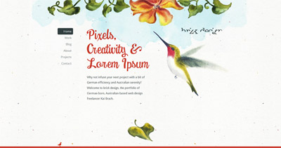 brizk design Website Screenshot