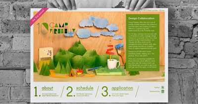 Camp Firebelly 2010 Website Screenshot