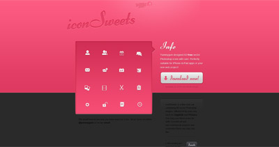 iconSweets Website Screenshot