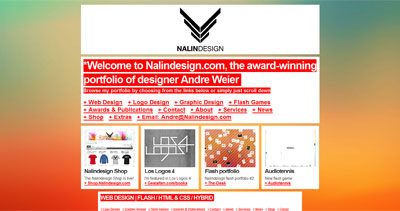 NalinDesign Website Screenshot