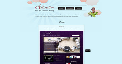 Anhimation land Website Screenshot