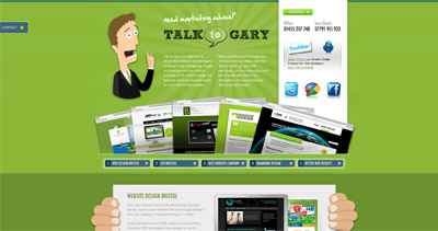 Talk to Gary Website Screenshot