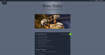 Nivo Slider Website Screenshot