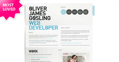 Oliver James Gosling Website Screenshot