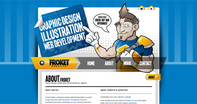Froket Creative Website Screenshot