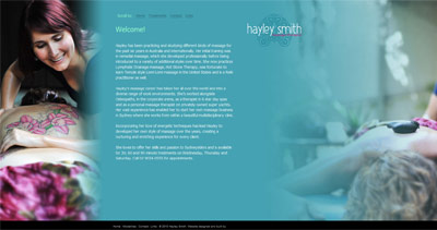Hayley Smith Website Screenshot
