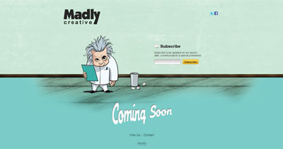Madly Creative Website Screenshot