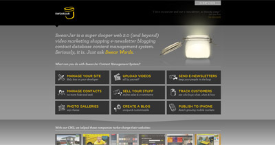 SwearJar Website Screenshot