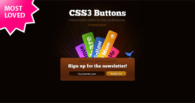 Css3 Buttons Website Screenshot