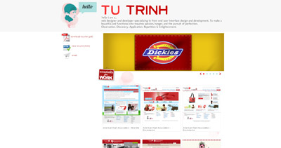 Tu Trinh Website Screenshot