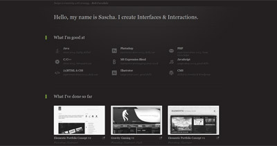 Elementic Interactions Website Screenshot