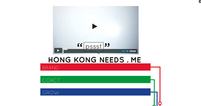 Hong Kong Needs Me Website Screenshot
