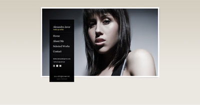 Alexandra Javor Website Screenshot