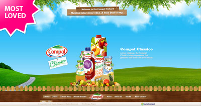 Compal Website Screenshot