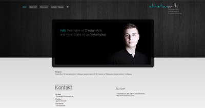 Christian Arth Website Screenshot