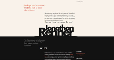 Jon Renner Website Screenshot