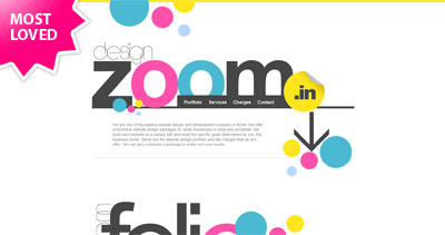 Design Zoom Website Screenshot