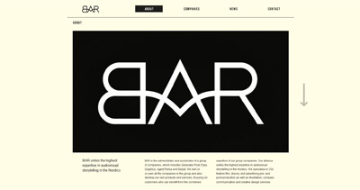BAR Website Screenshot
