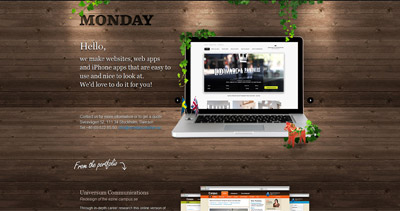 Monday Website Screenshot