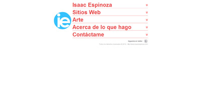 Isaac Espinoza Website Screenshot