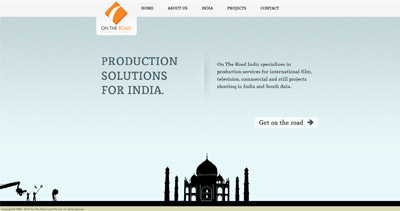 On The Road India Website Screenshot