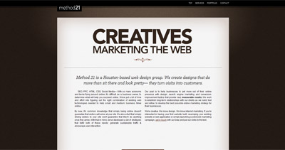 Method21 Website Screenshot