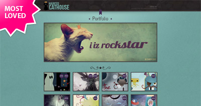 Haunted Cathouse Website Screenshot