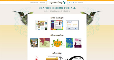 Upswing Design Website Screenshot