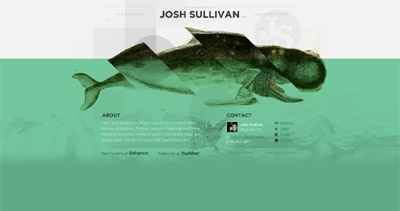 Josh Sullivan Website Screenshot