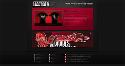 Factor D Studio Website Screenshot