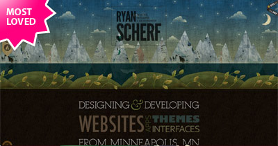 Ryan Scherf Website Screenshot