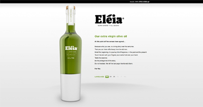 Eleia Website Screenshot