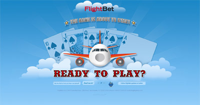 FlightBet Website Screenshot