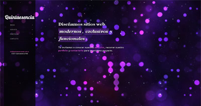 Quintaesencia Website Screenshot