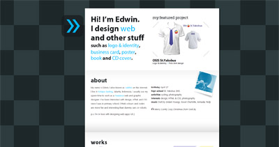 Edwin Website Screenshot