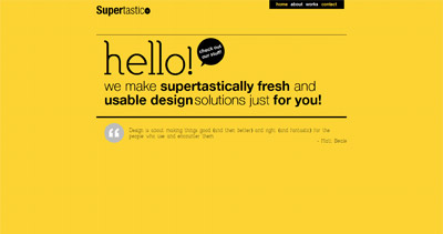 Supertastico Website Screenshot