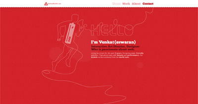 Venkat K Website Screenshot