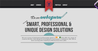 Webzguru Website Screenshot