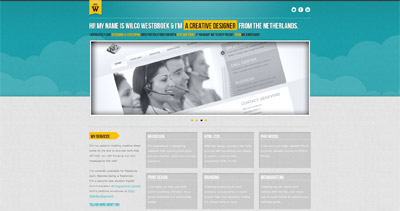 Wilco Westbroek Website Screenshot