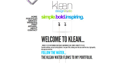 klean Website Screenshot